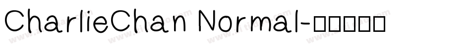 CharlieChan Normal字体转换